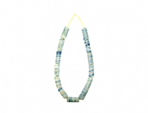 Fio de monjolo grosso especial azul c/ branco